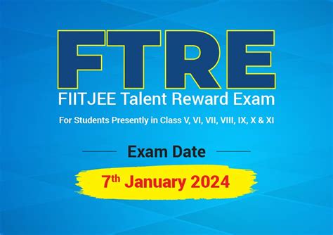 FIITJEE Talent Reward Exam .